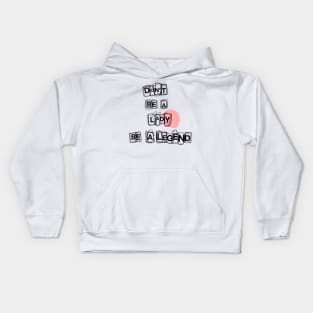 Girl power design Kids Hoodie